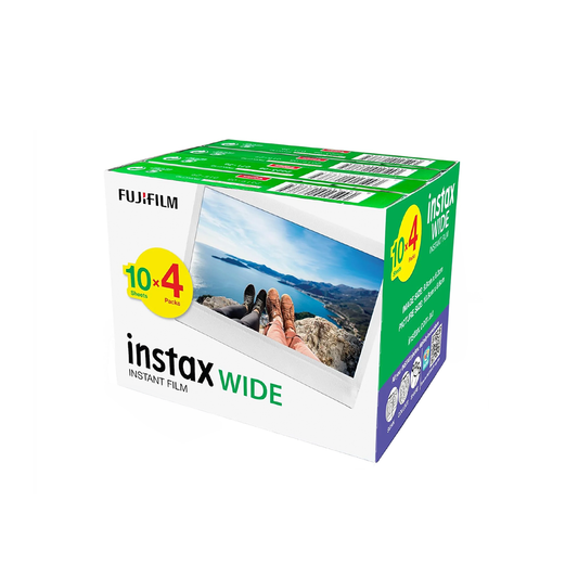Fujifilm INSTAX Wide Film, 40 Sheets, White