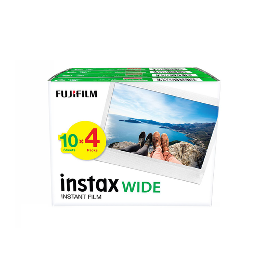 Fujifilm INSTAX Wide Film, 40 Sheets, White